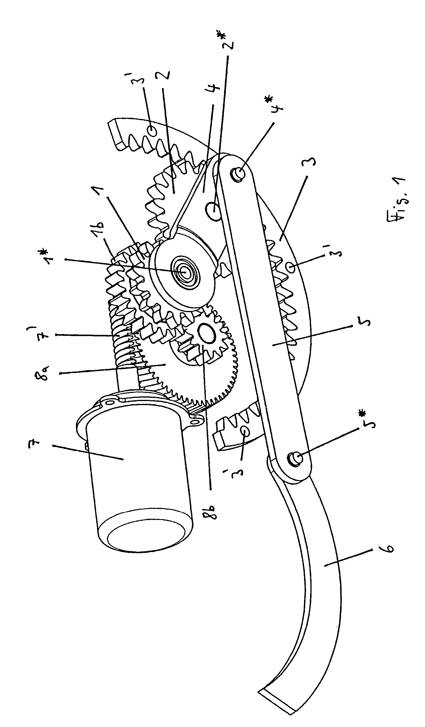 Servo drive for activating a tailgate of a motor vehicle
