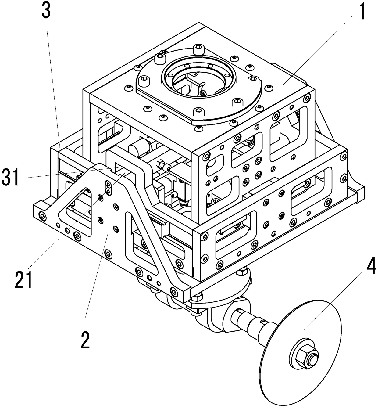 Grinding head device capable of precisely controlling sensing quantity