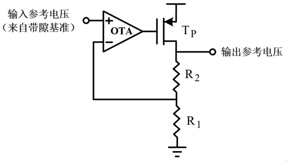 A CMOS reference voltage buffer with low output resistance