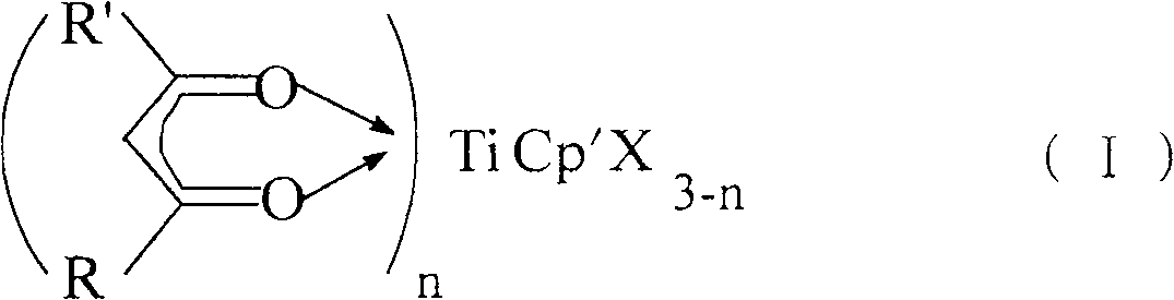 Preparation method of polyvinyl catalyst of loading semi-metallocene