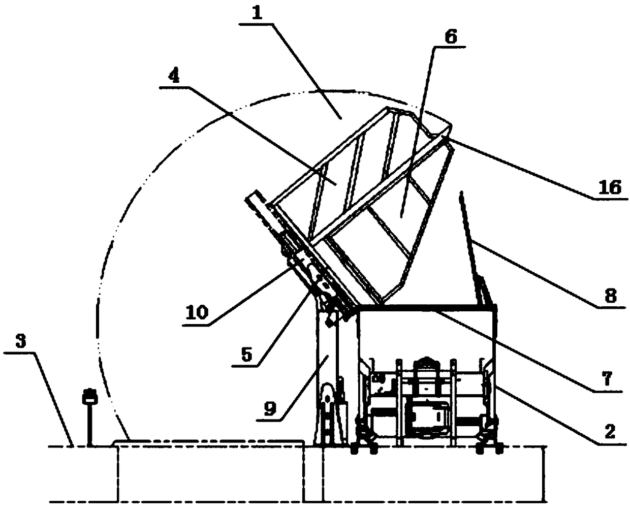 Waste compression equipment