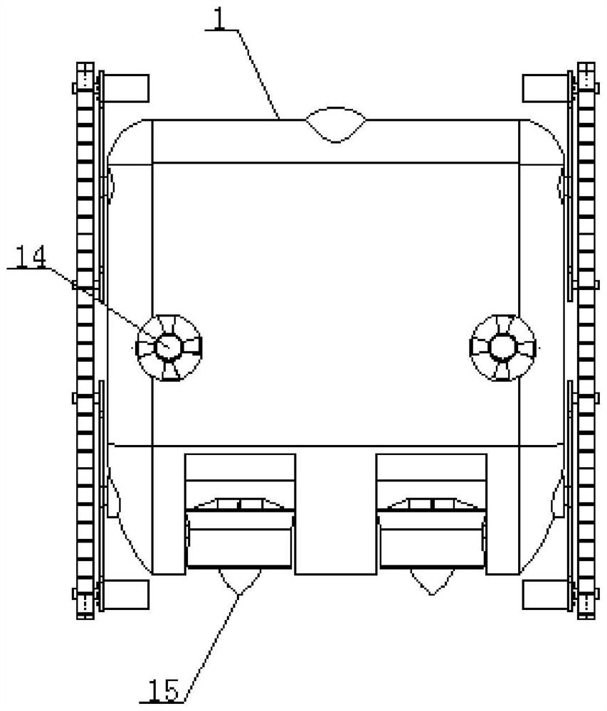 An underwater crawler robot with posture change