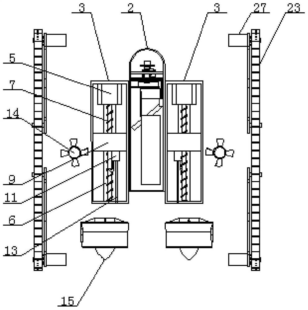 An underwater crawler robot with posture change