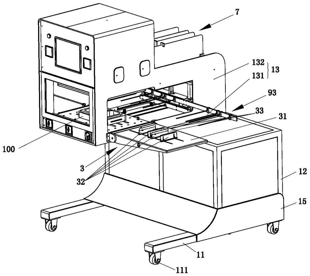 Card paper storage mechanism and full-automatic packaging machine