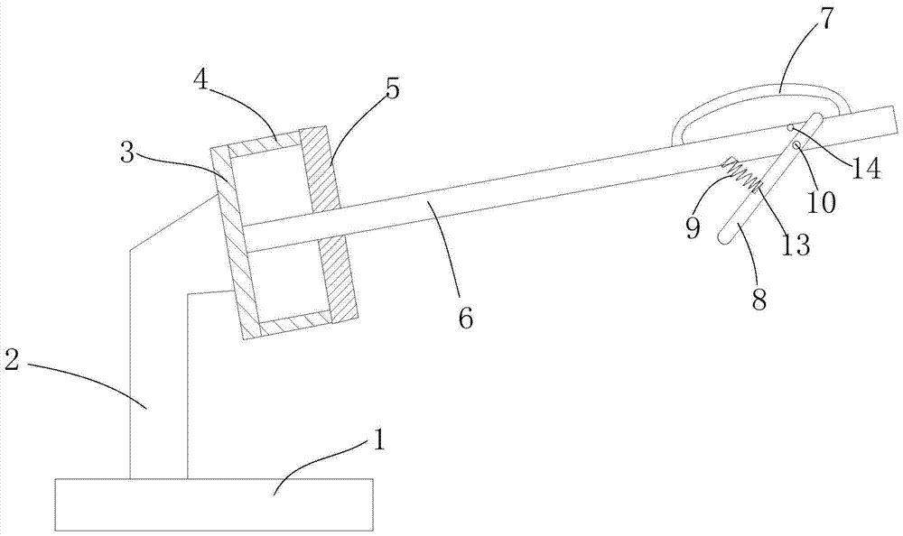 A shock absorber electrophoretic coating fixture