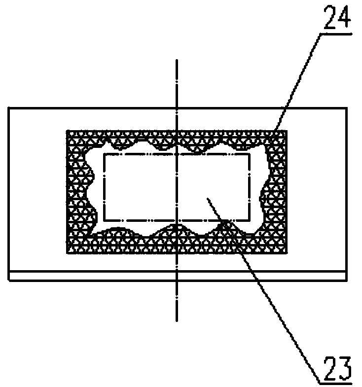 Double-hopper loading device with automatic discharge turnover plates and seal gates and working method