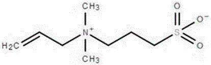A kind of preparation method of n,n-dimethylallyl propane sulfonate