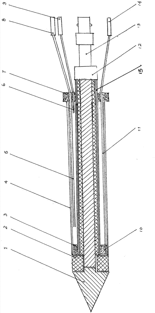 Cold tip temperature control fissure microwave ablation radiator