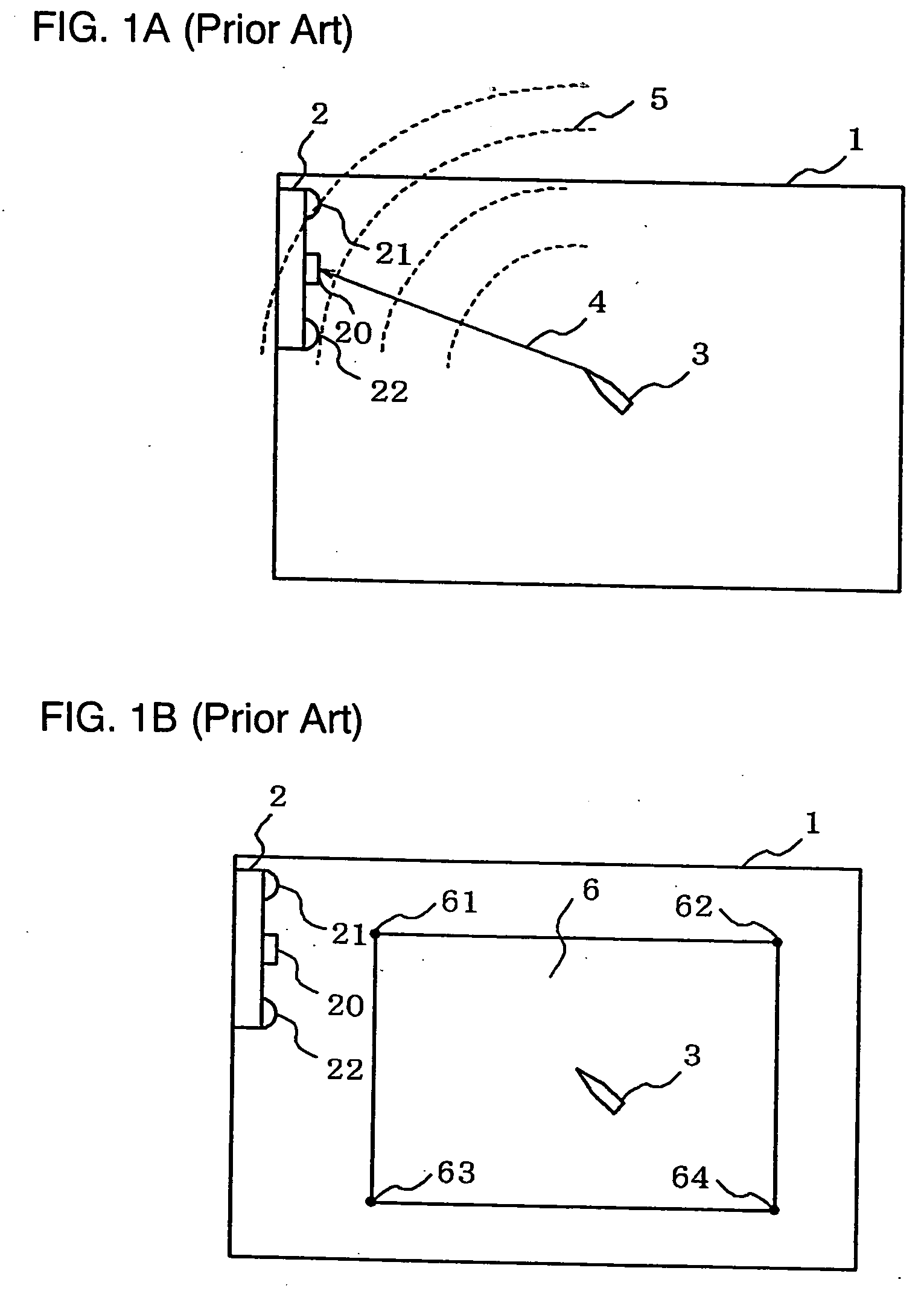 Projector, electronic whiteboard system using projector and method of acquiring indicated point