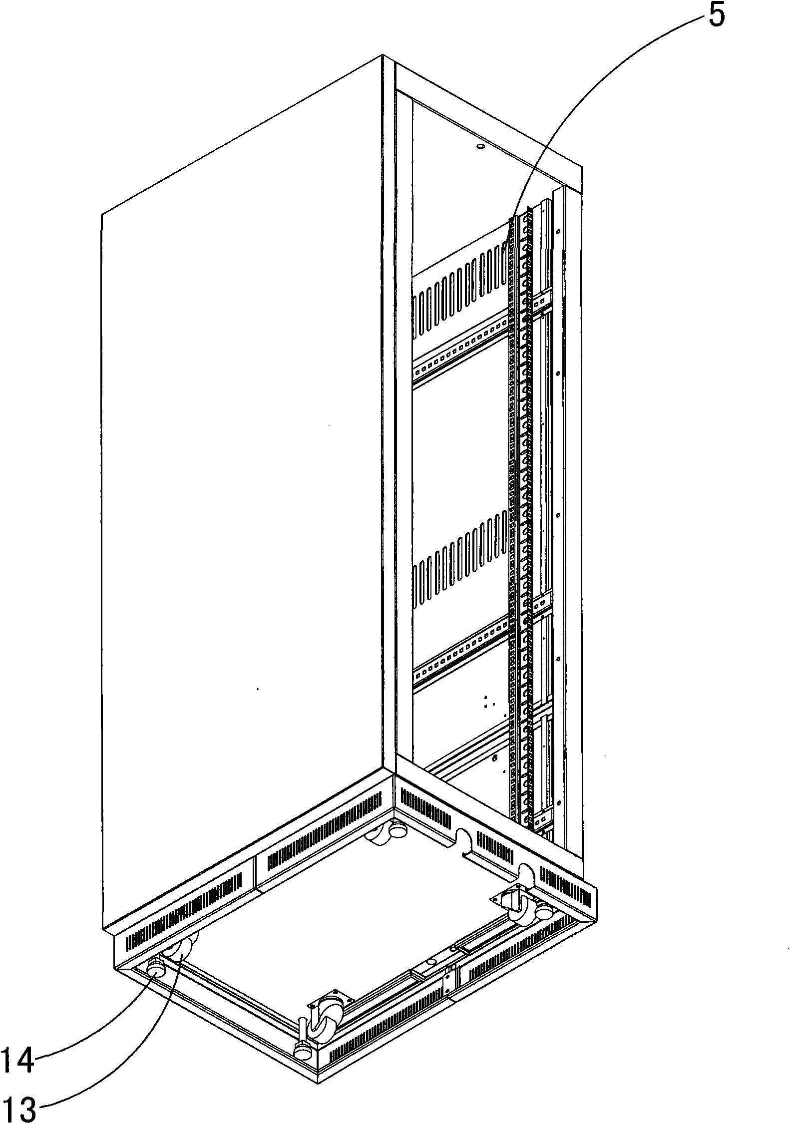 Constant temperature system for cabinet