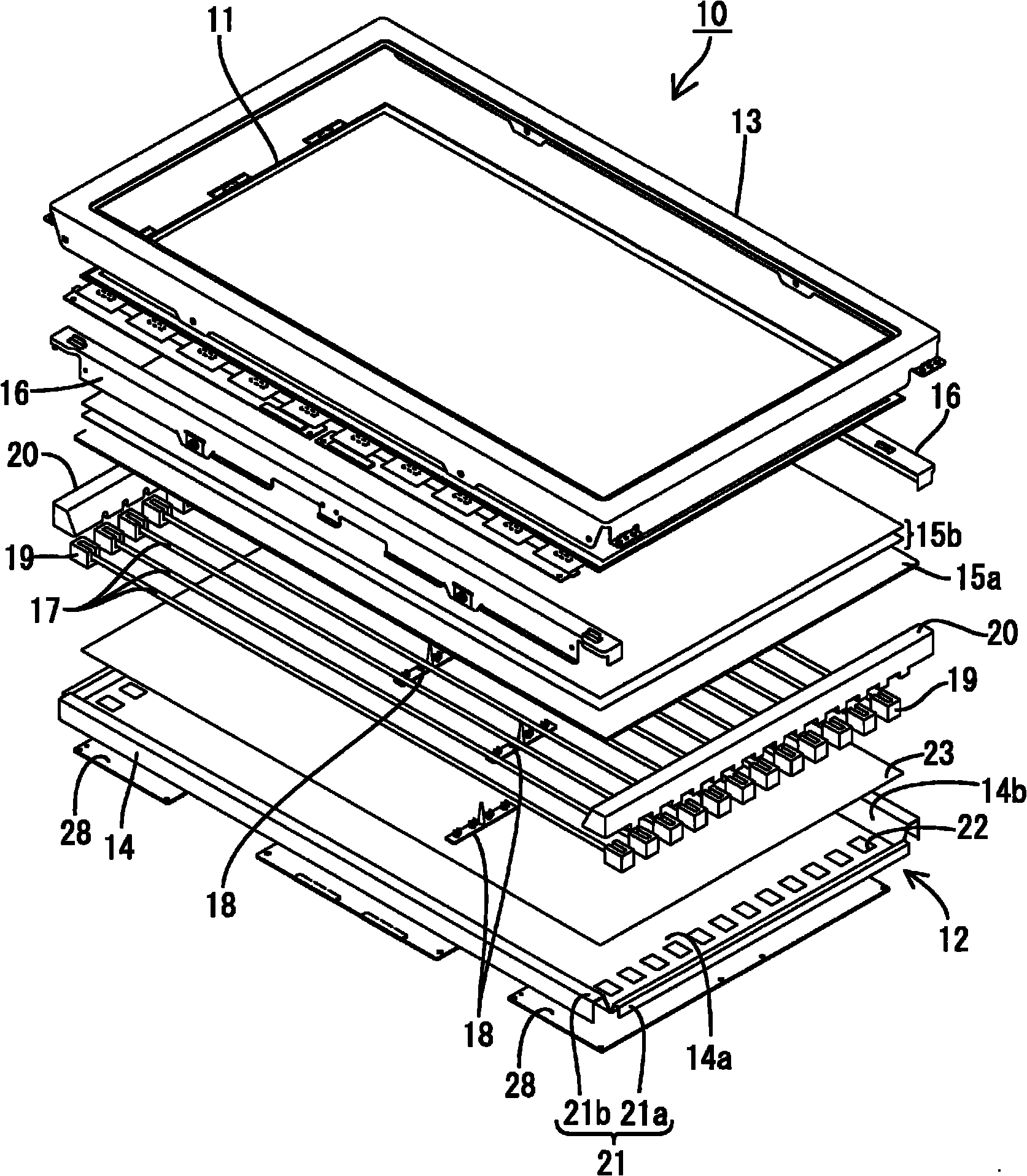 Lighting device, display device, and television receiving device