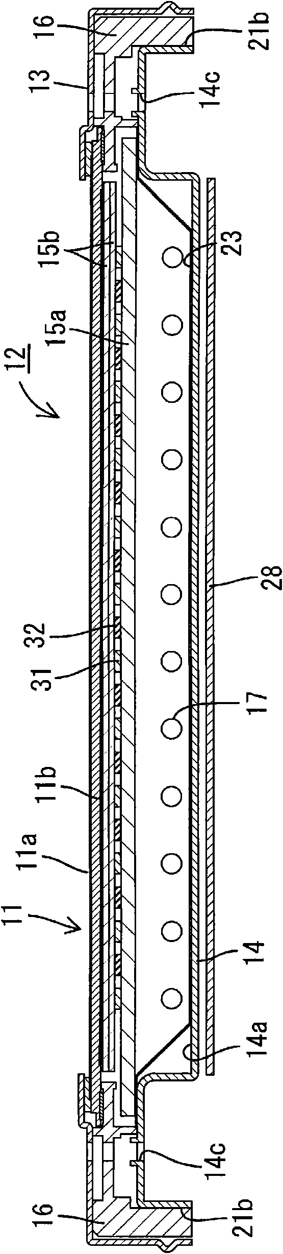 Lighting device, display device, and television receiving device