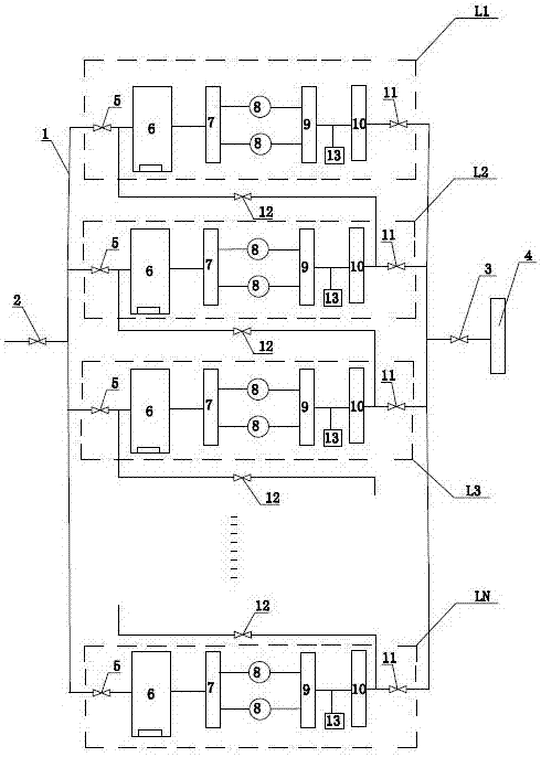 Compression level switchable compressor and use method thereof