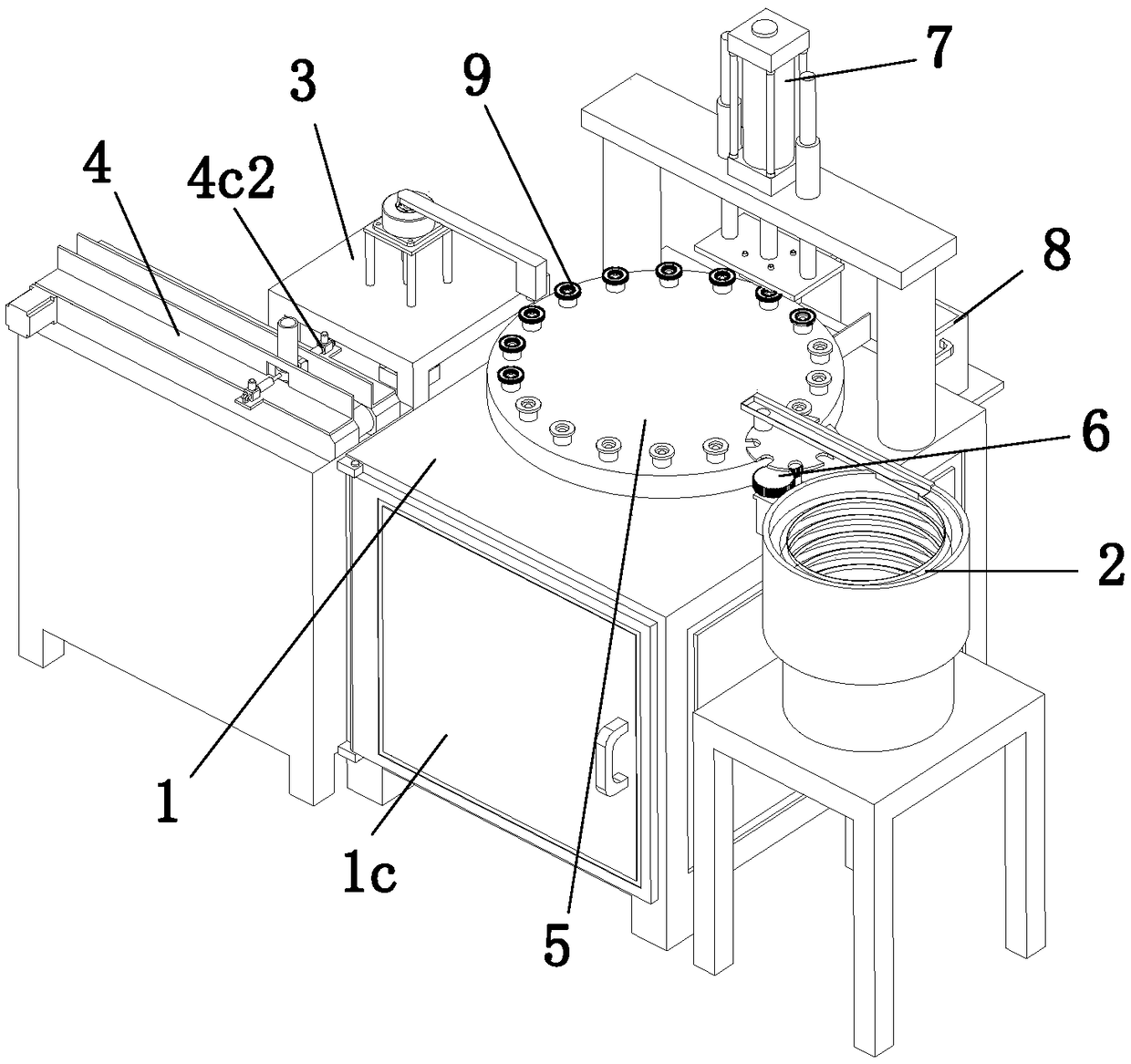 Punching equipment for metallic gaskets