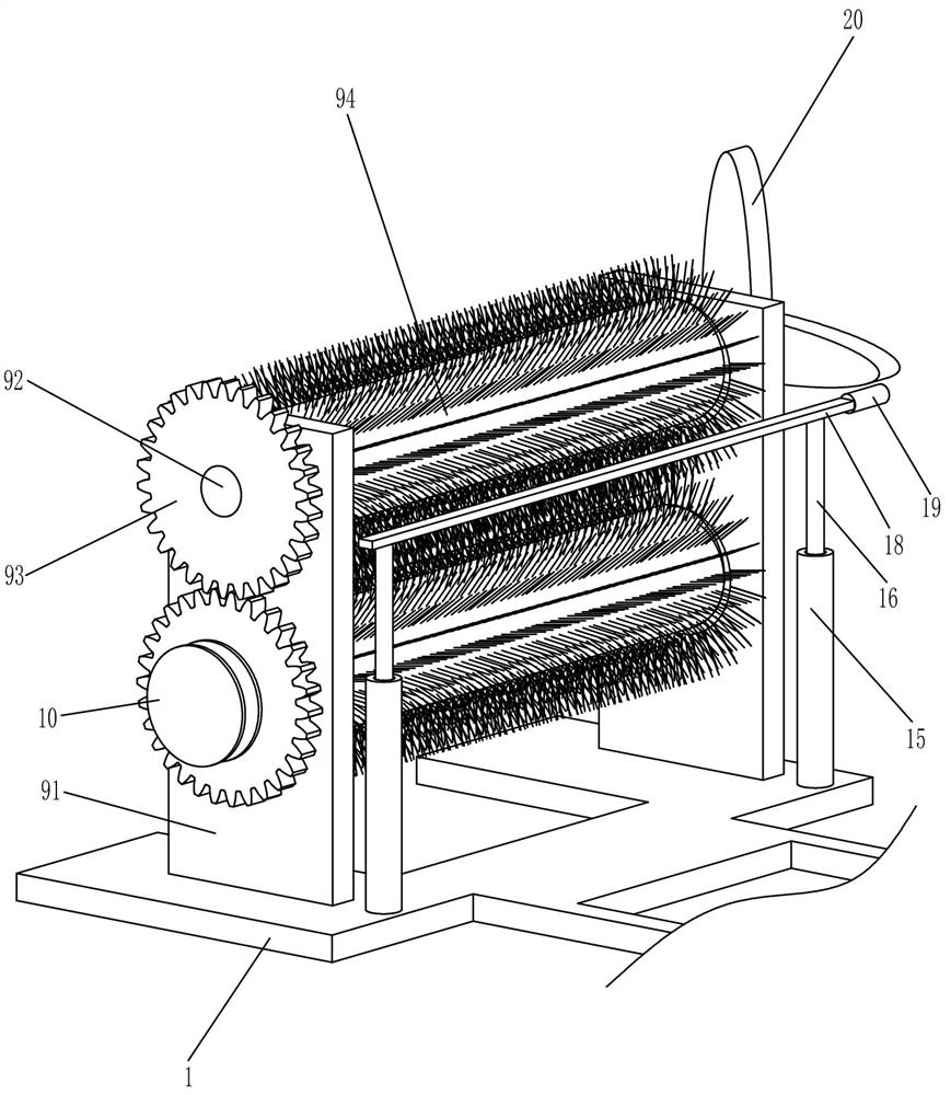 A kind of cloth dust cleaning equipment