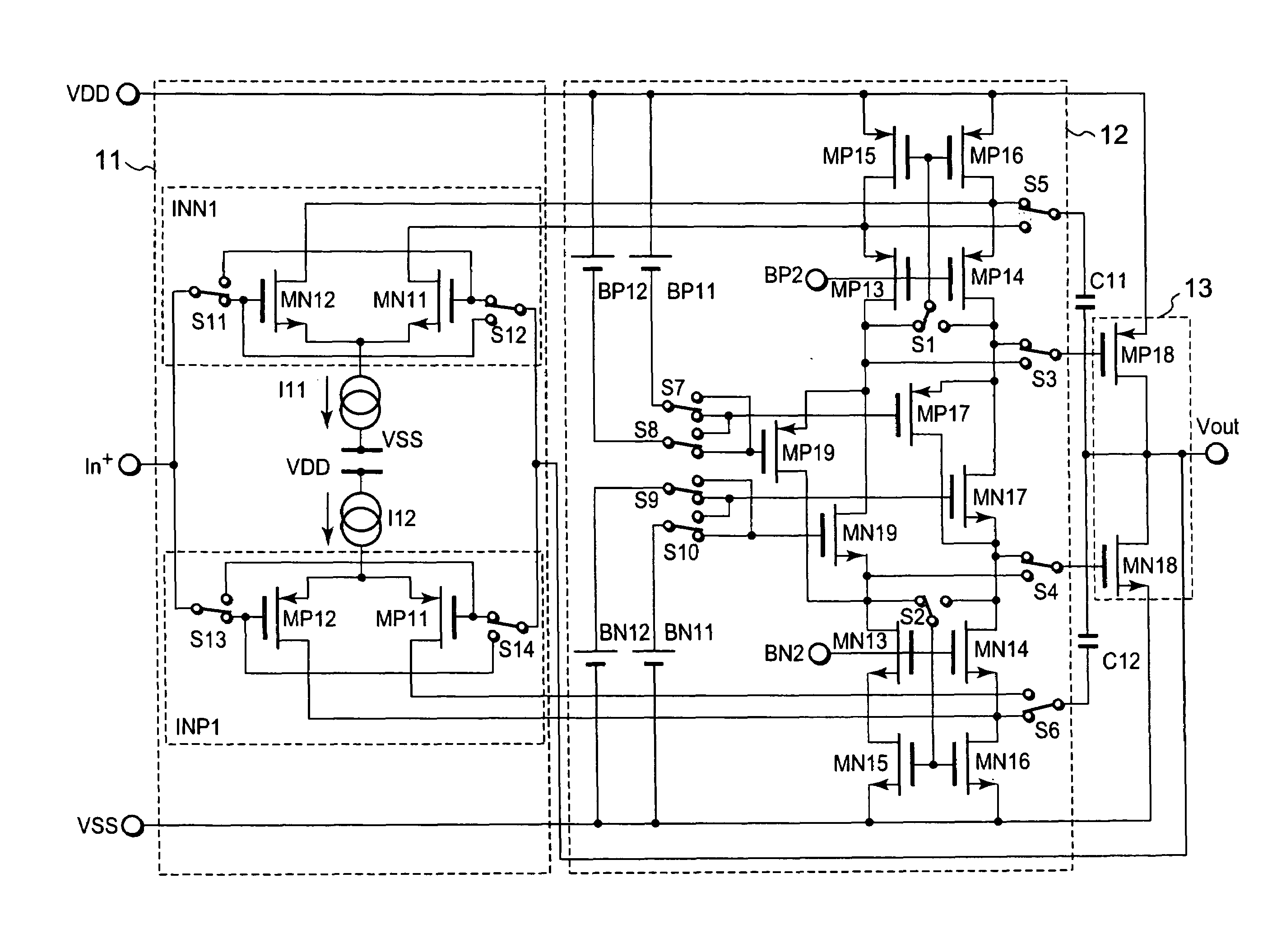 Operational amplifier and method of driving liquid crystal display