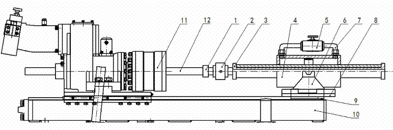Device for testing feeding force and lifting force of top-drive power head drill