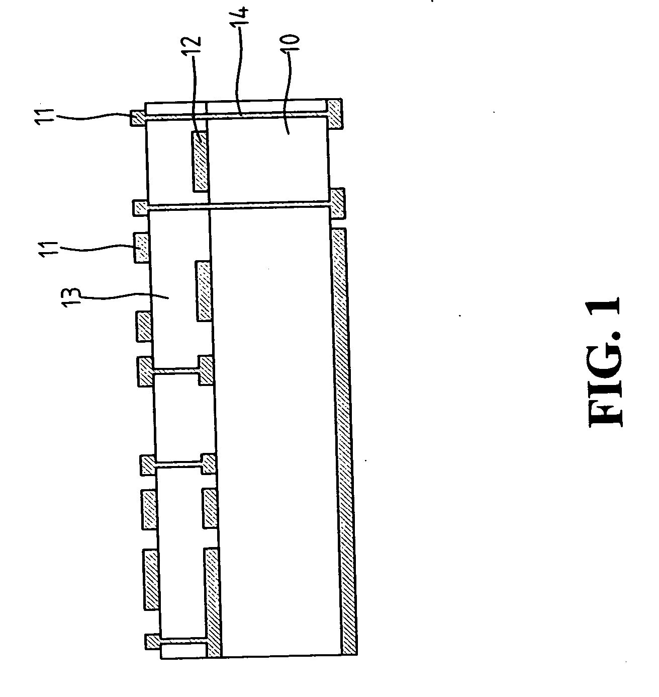 Structure of embedded capacitors and fabrication method thereof