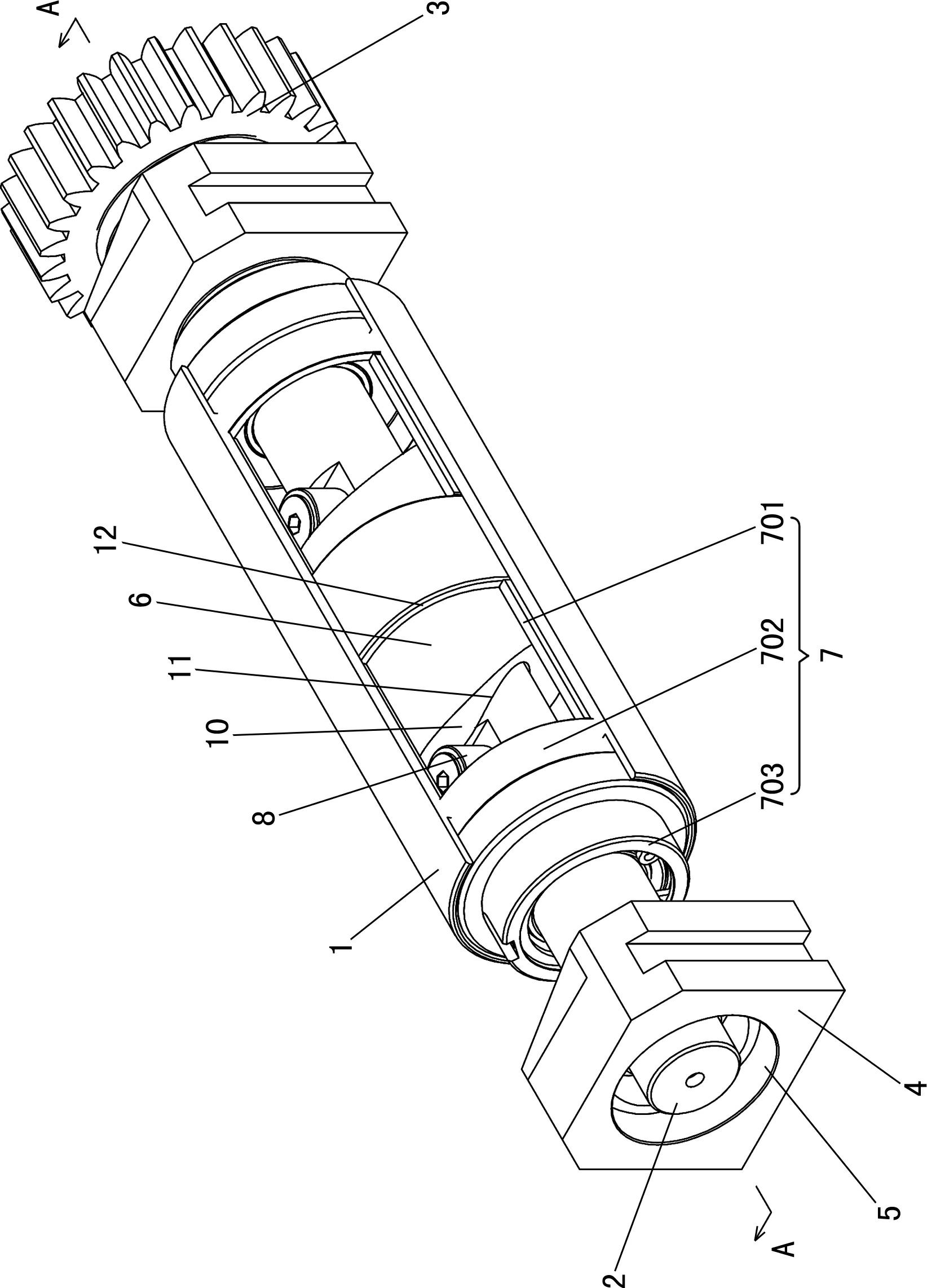 Ink oscillating device for offset machine
