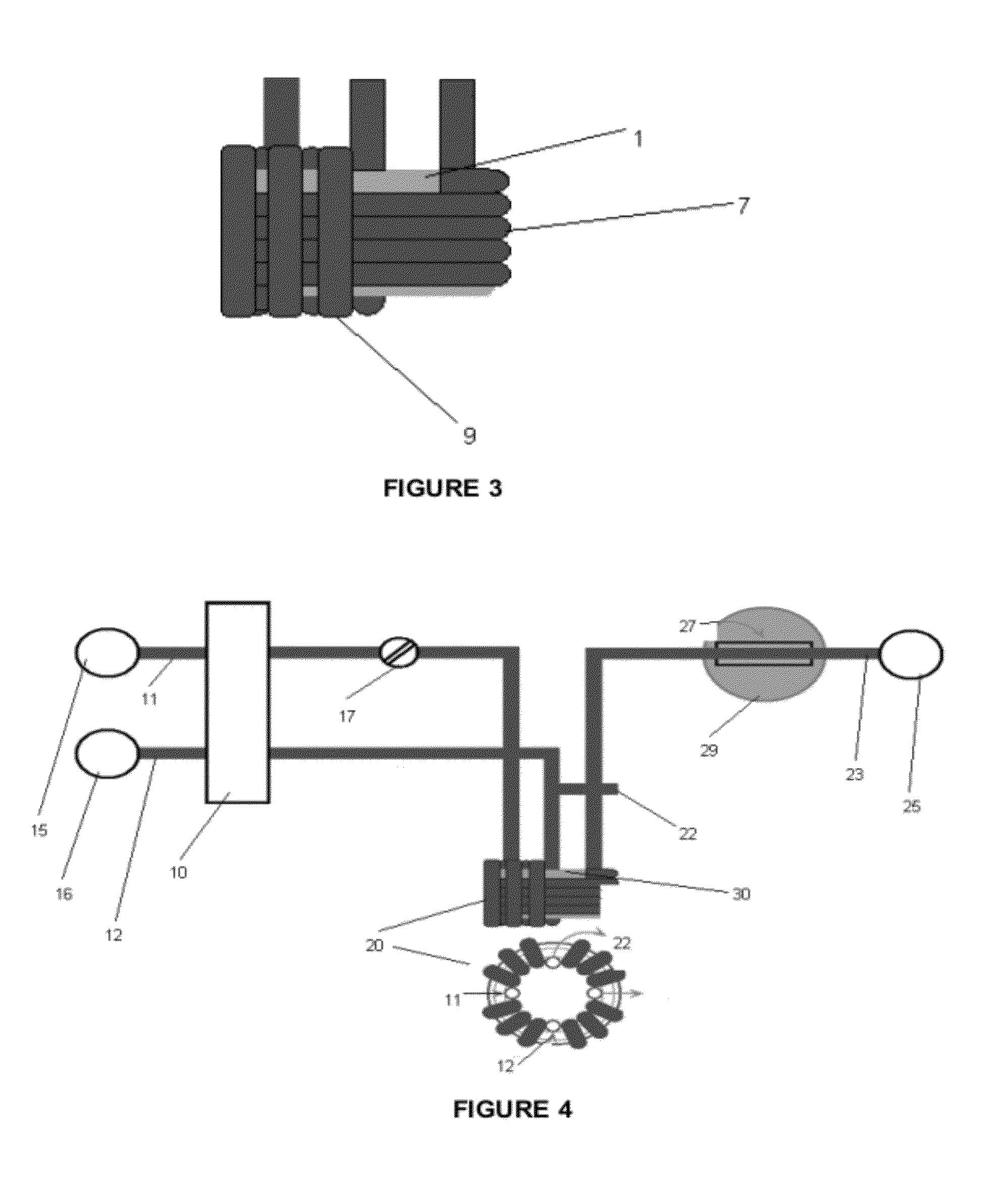 Method and apparatus for novel neutron activation geometries in a flowing carrier stream