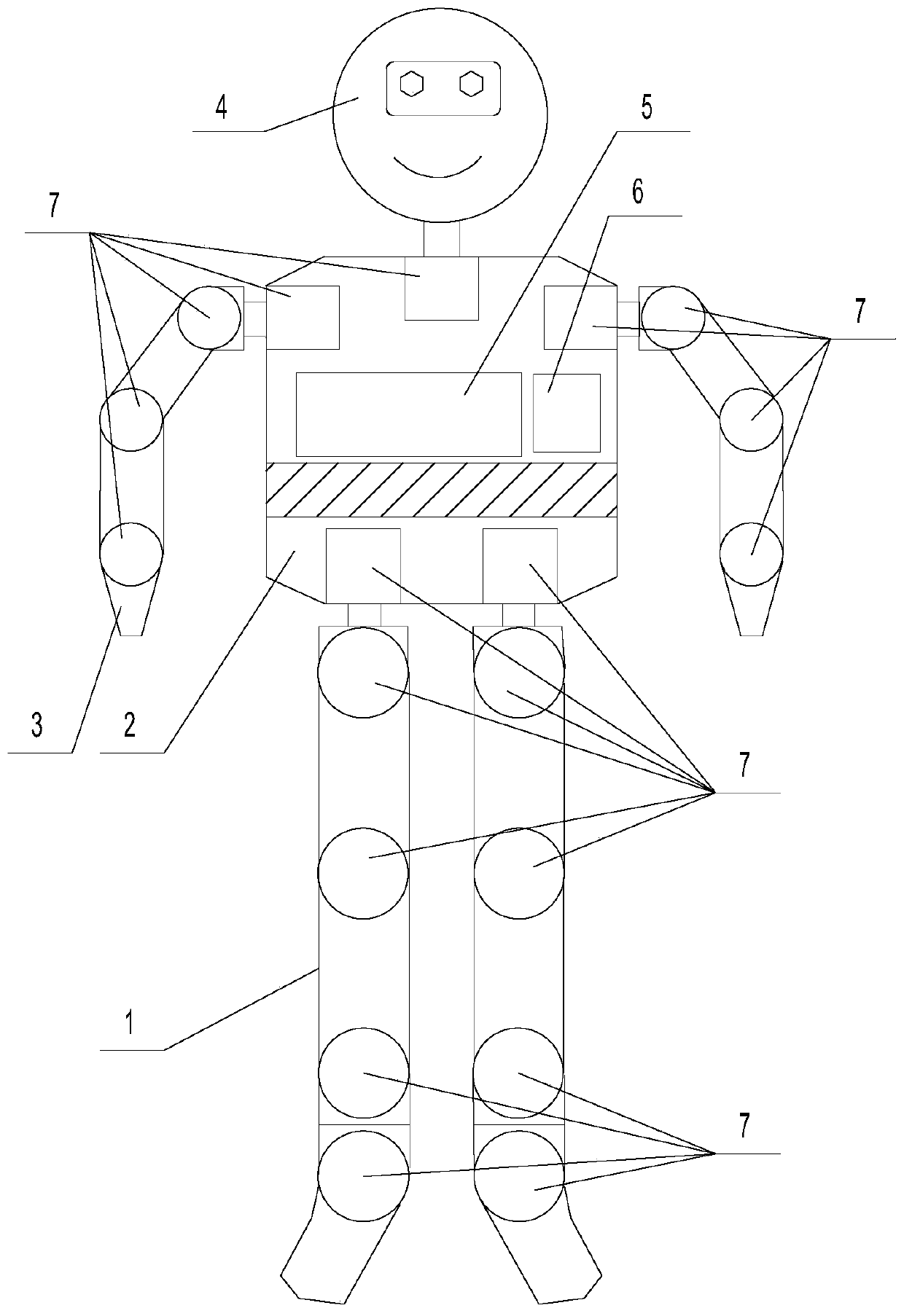 Collision drop-resistant robot and control method thereof