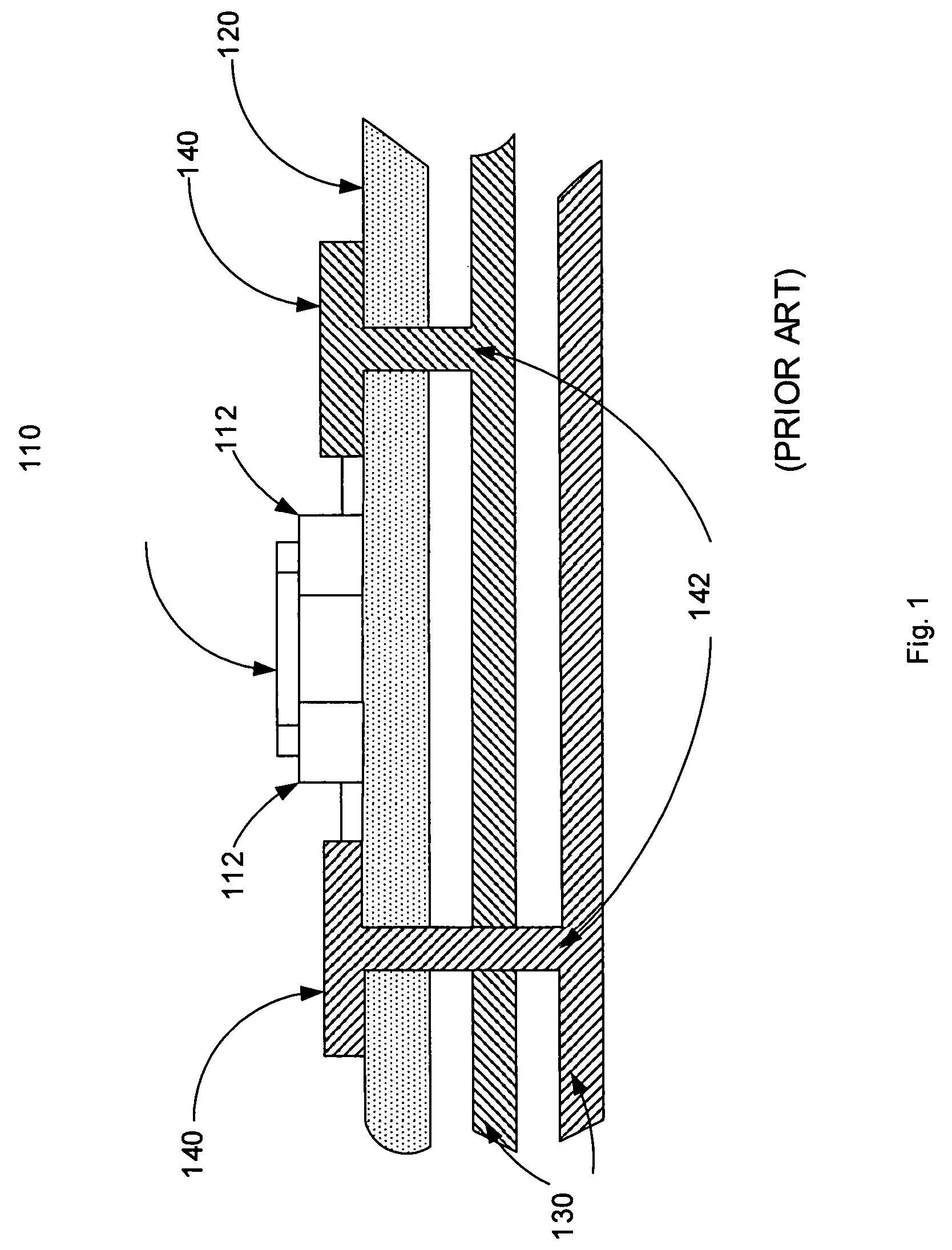 Method and apparatus for providing improved loop inductance of decoupling capacitors