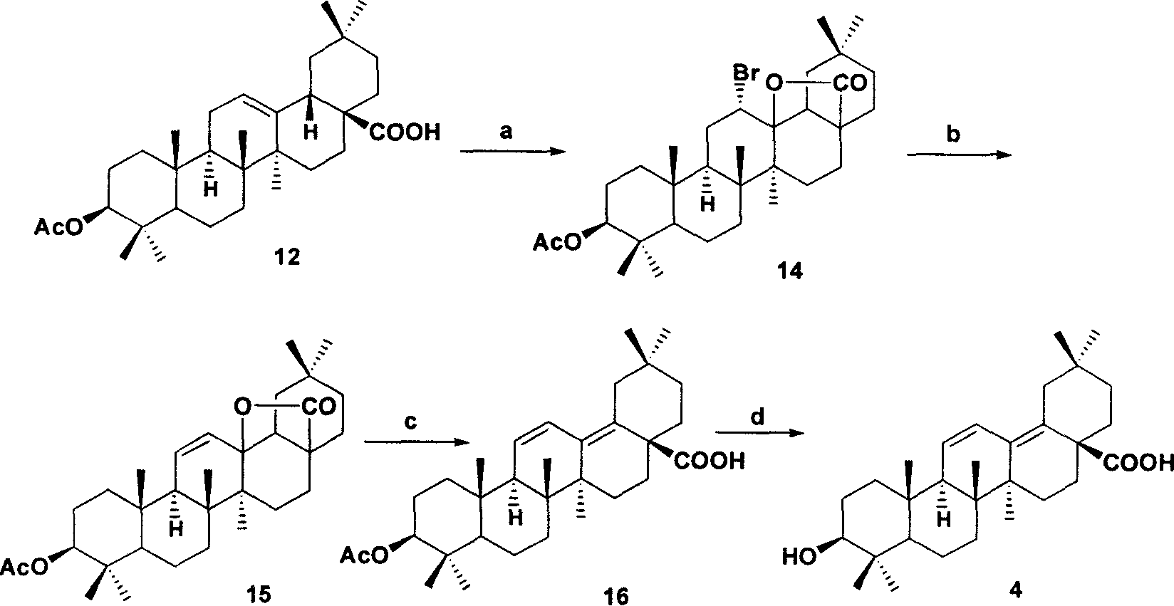 Oleanolic acid and its derivative, preparation method and use