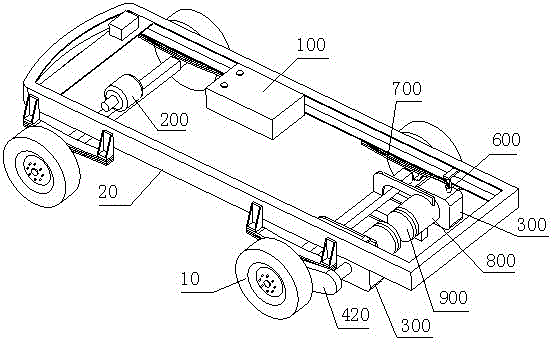 A high-efficiency motor vehicle power generation system