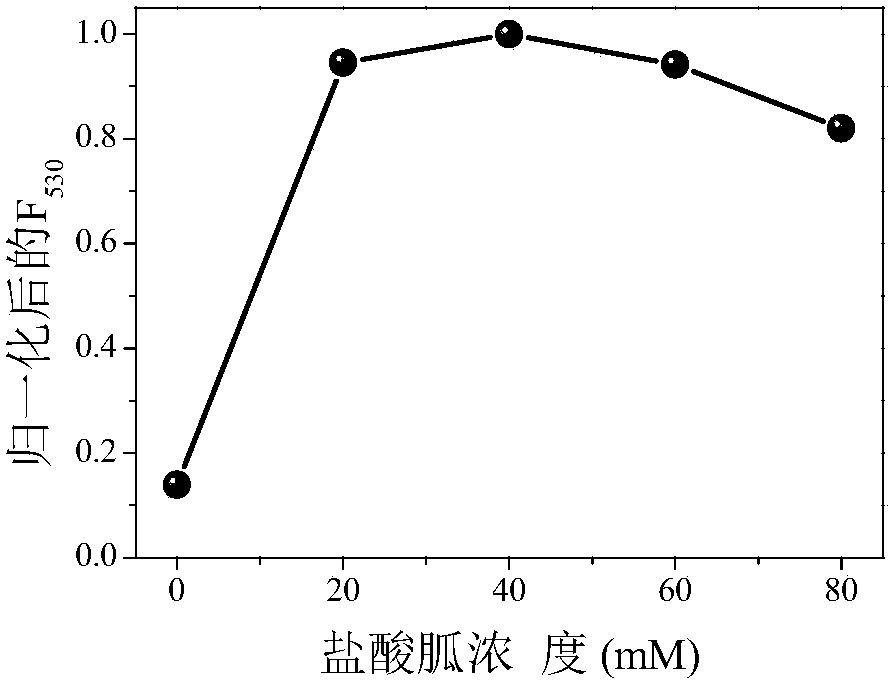 Guanidine hydrochloride/6-aza-2-thiothymine-gold nanocluster and preparation method thereof