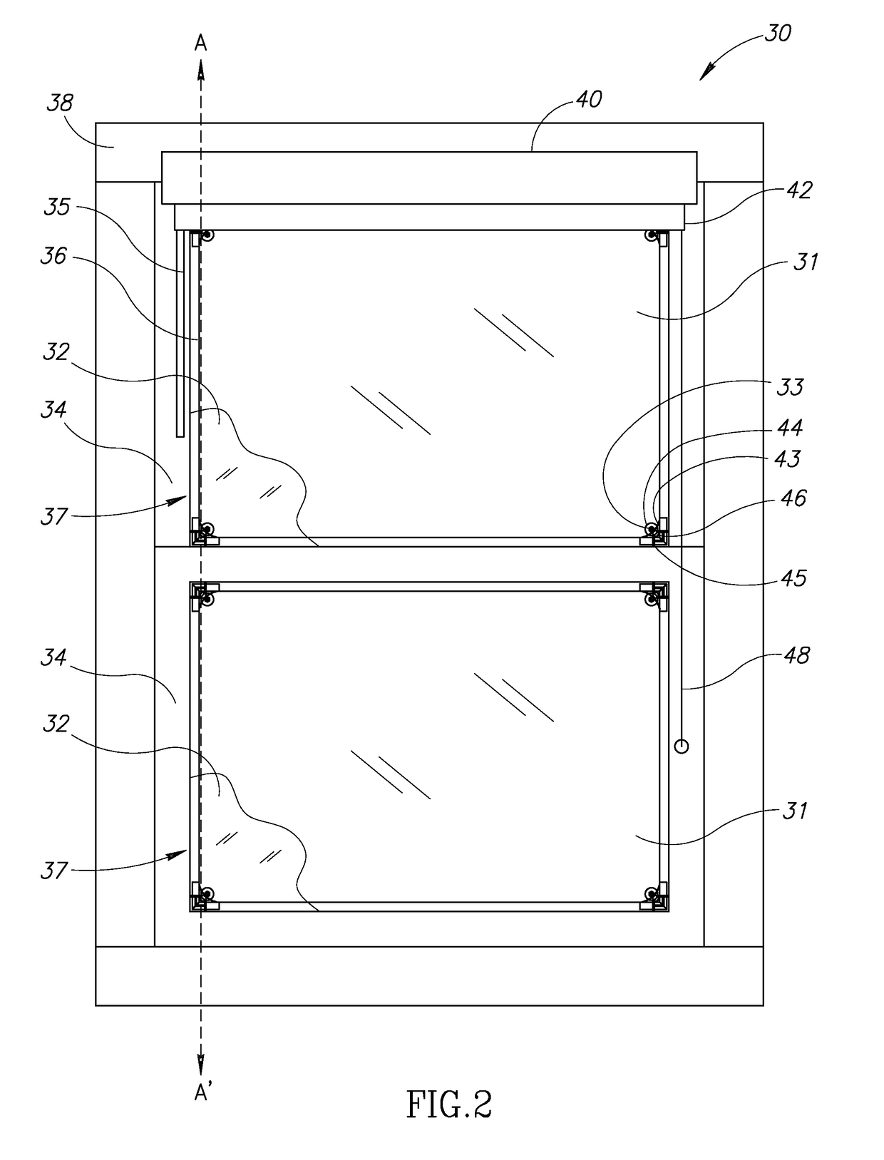 Frameless supplemental window for fenestration