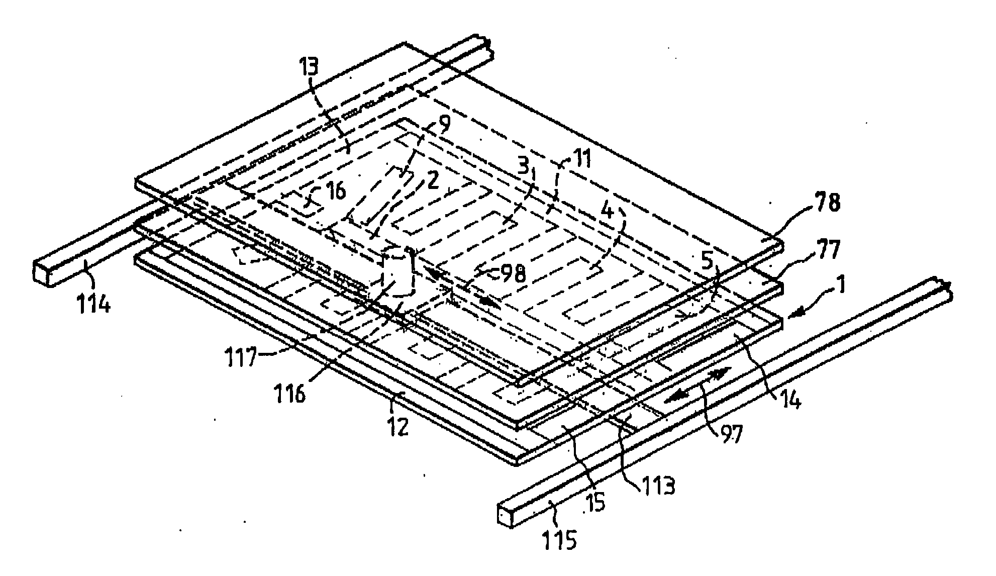 Magnet arrangement for a planar magnetron background and summary of the invention