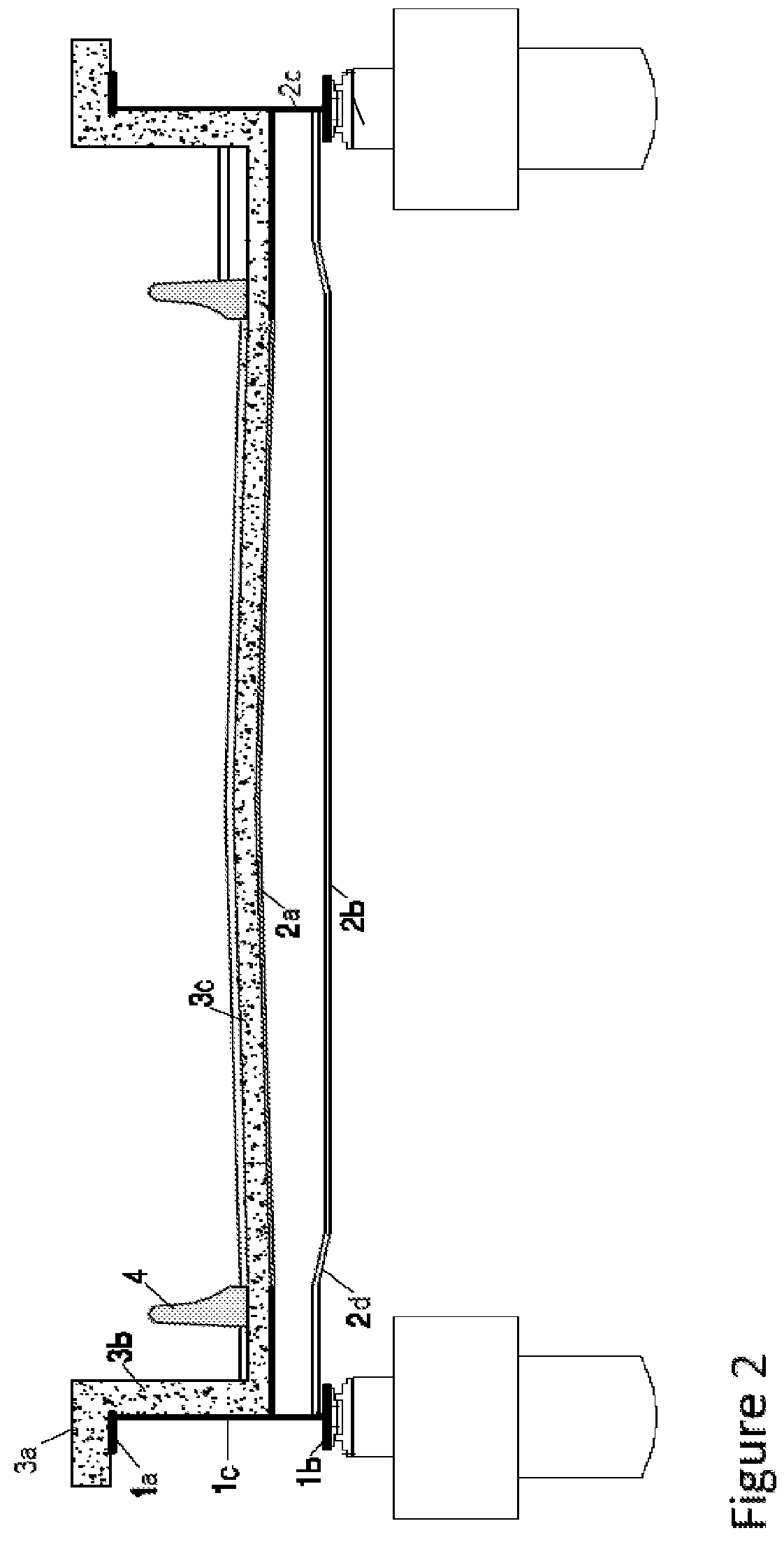 System for construction of composite U shaped reinforced girders bridge deck and methods thereof