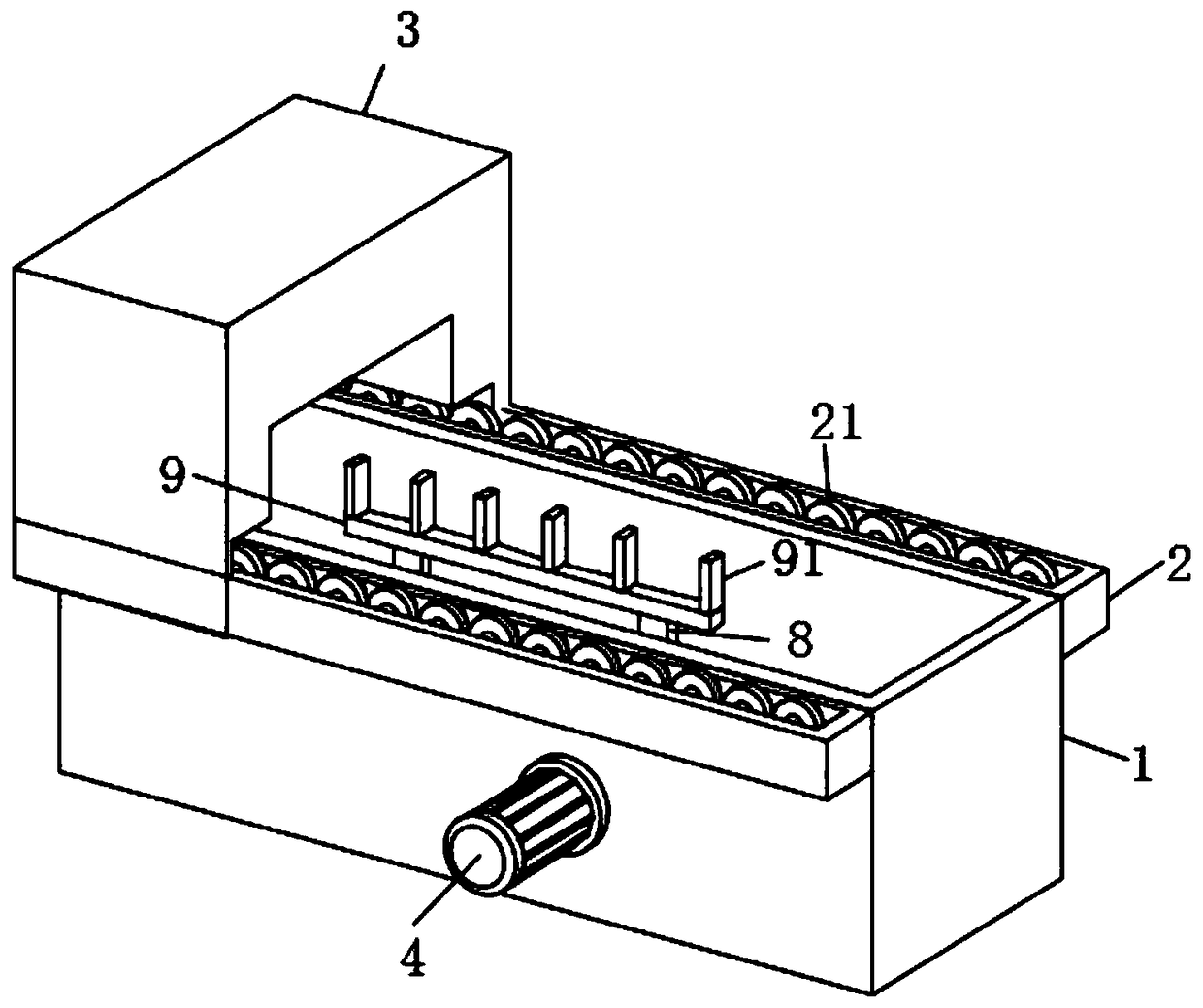 Plate surface paint drying device