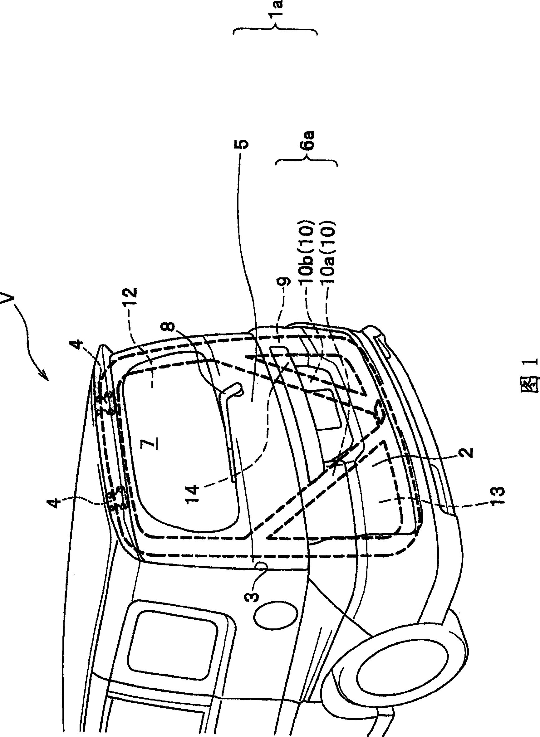 Hatchback door structure for vehicles