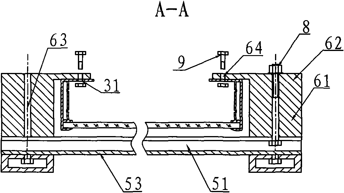 Rotating rotary-fixing type assembly fixing device