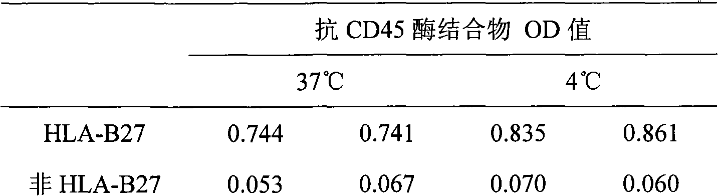 HLA-B27 magnetic ELISA reagent kit and method for producing the same