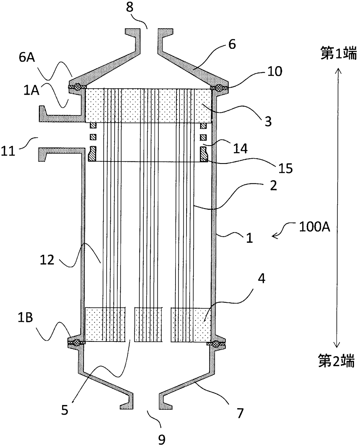 Hollow fiber membrane module and method for producing the hollow fiber membrane module