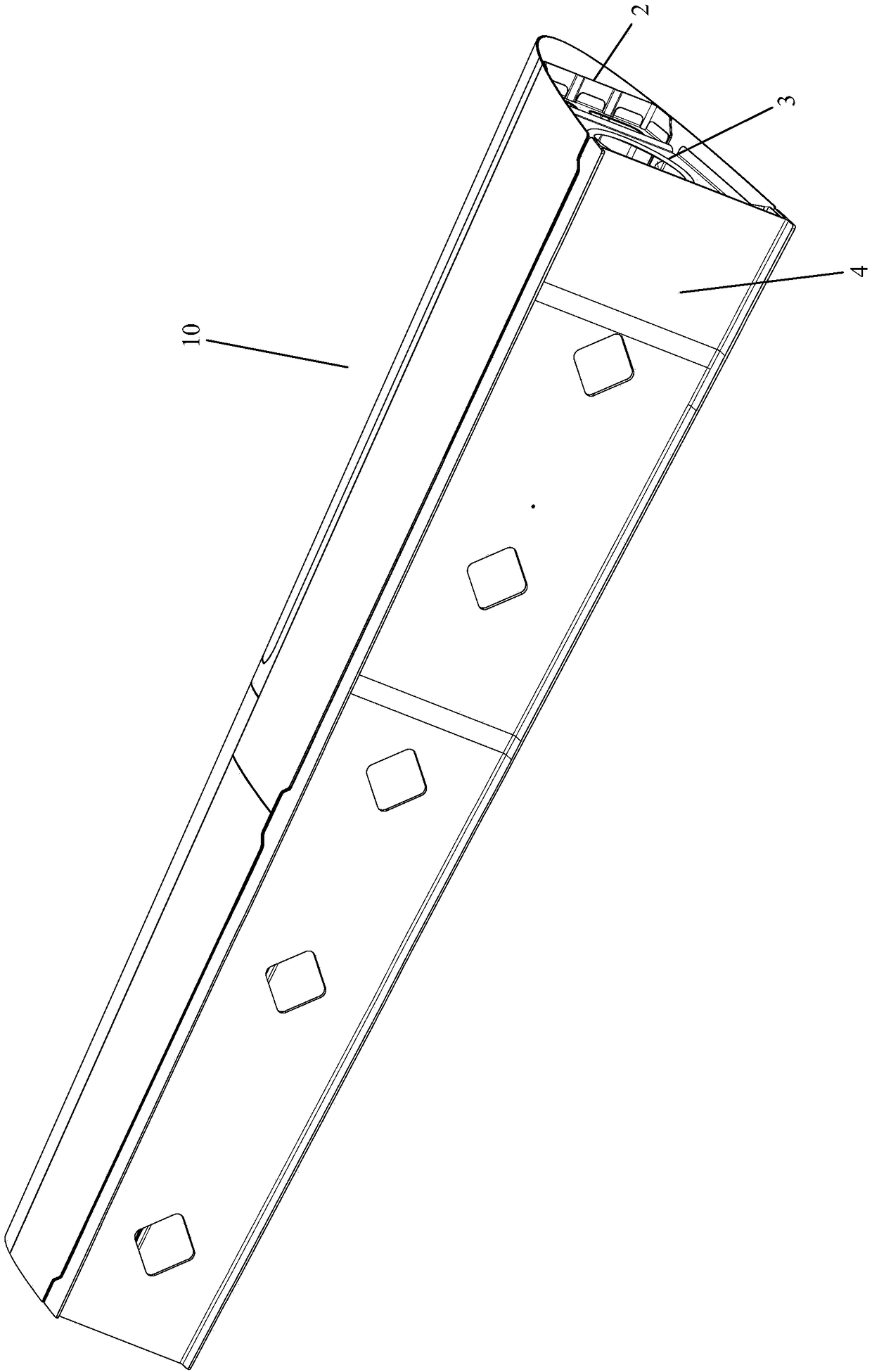 Bird strike-resistant aircraft leading edge and supporting body therefor