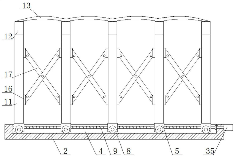 A retractable fishery greenhouse with mechanical fishing function