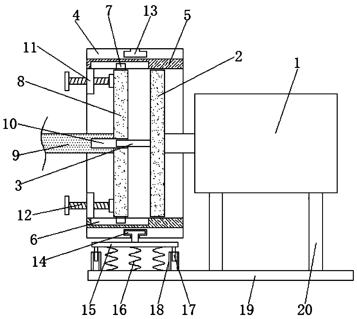 High-speed slender cylinder permanent-magnet speed regulator