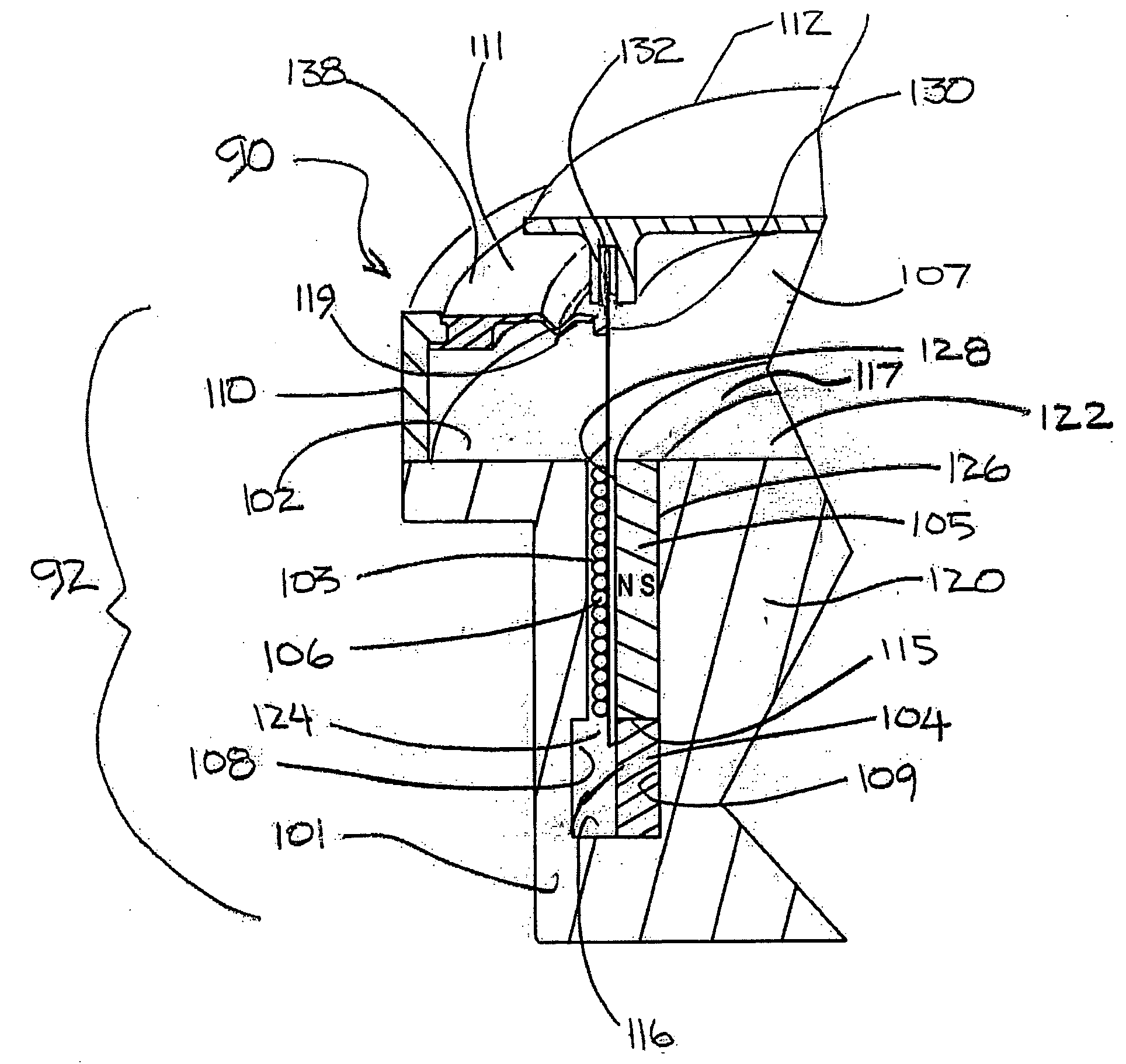 Inertial voice type coil actuator