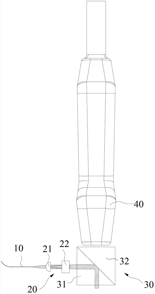 Simple handheld photoacoustic imaging probe