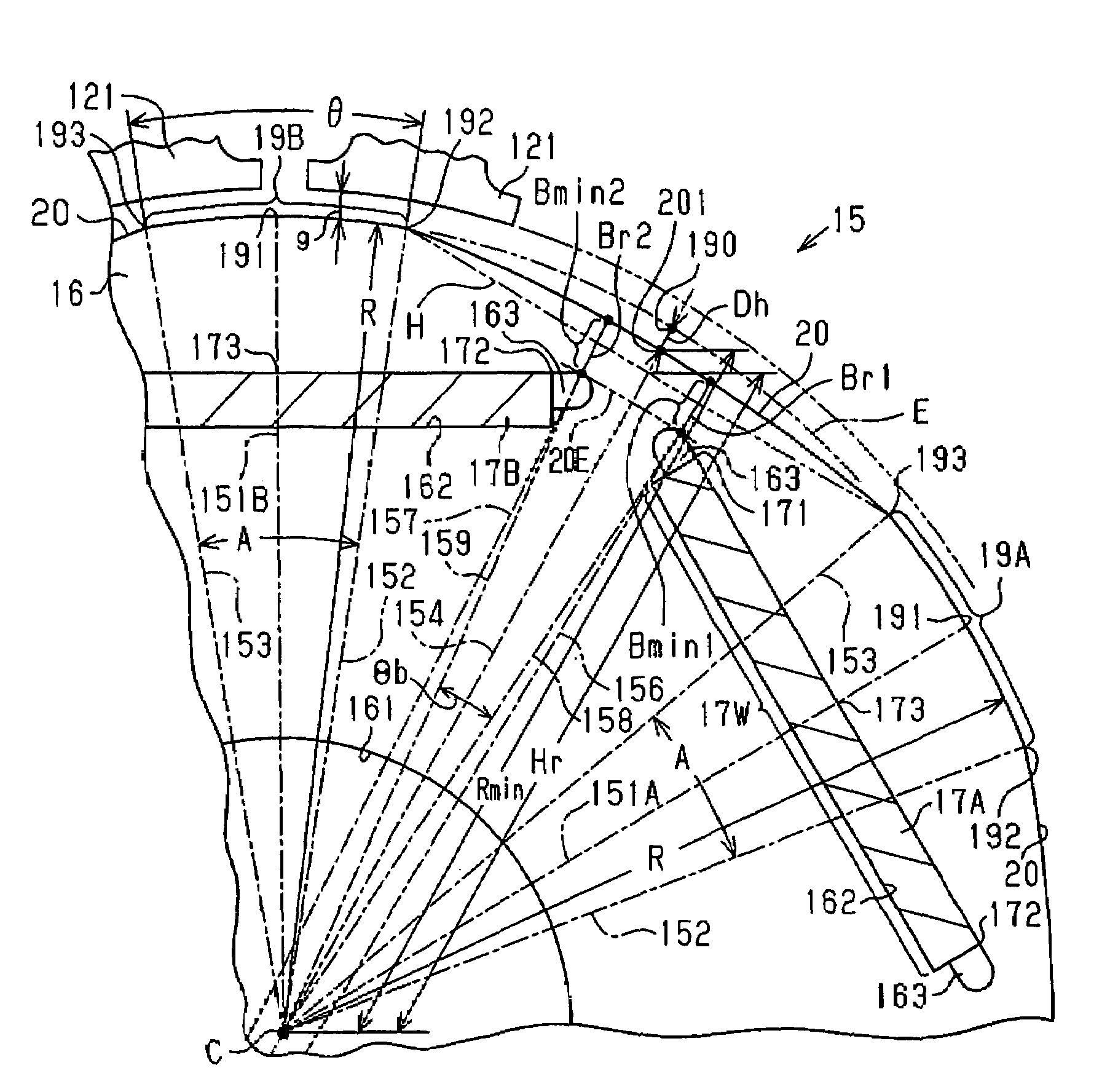 Permanent magnet embedment rotating electric machine, motor for car air conditioner, and enclosed electric compressor