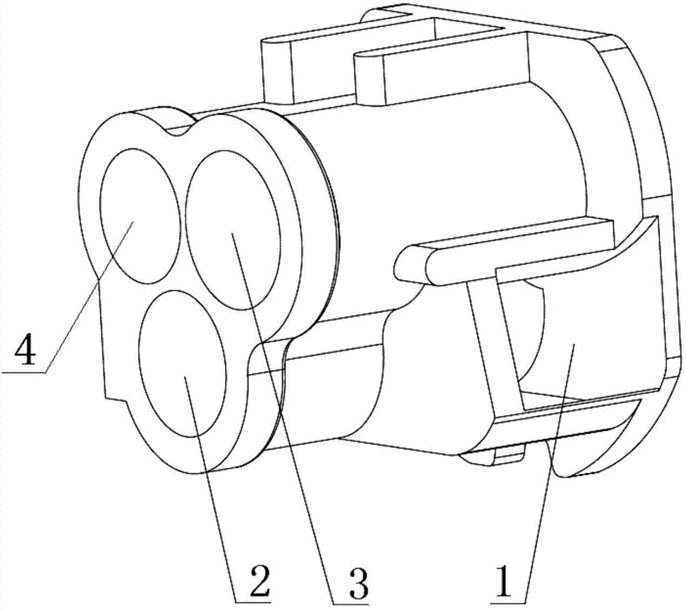 Exhaust bearing pedestal, screw compressor and air conditioning unit