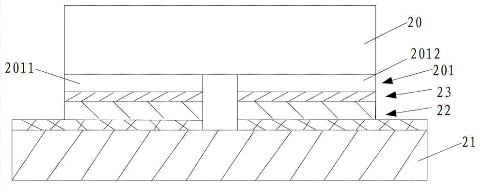 Light emitting diode (LED) with inverted structure and manufacturing method thereof
