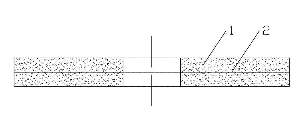 Rare earth composite corundum reinforced fiber ultrathin resin cutting blade and production method thereof