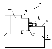 Coaxial microstrip transition device