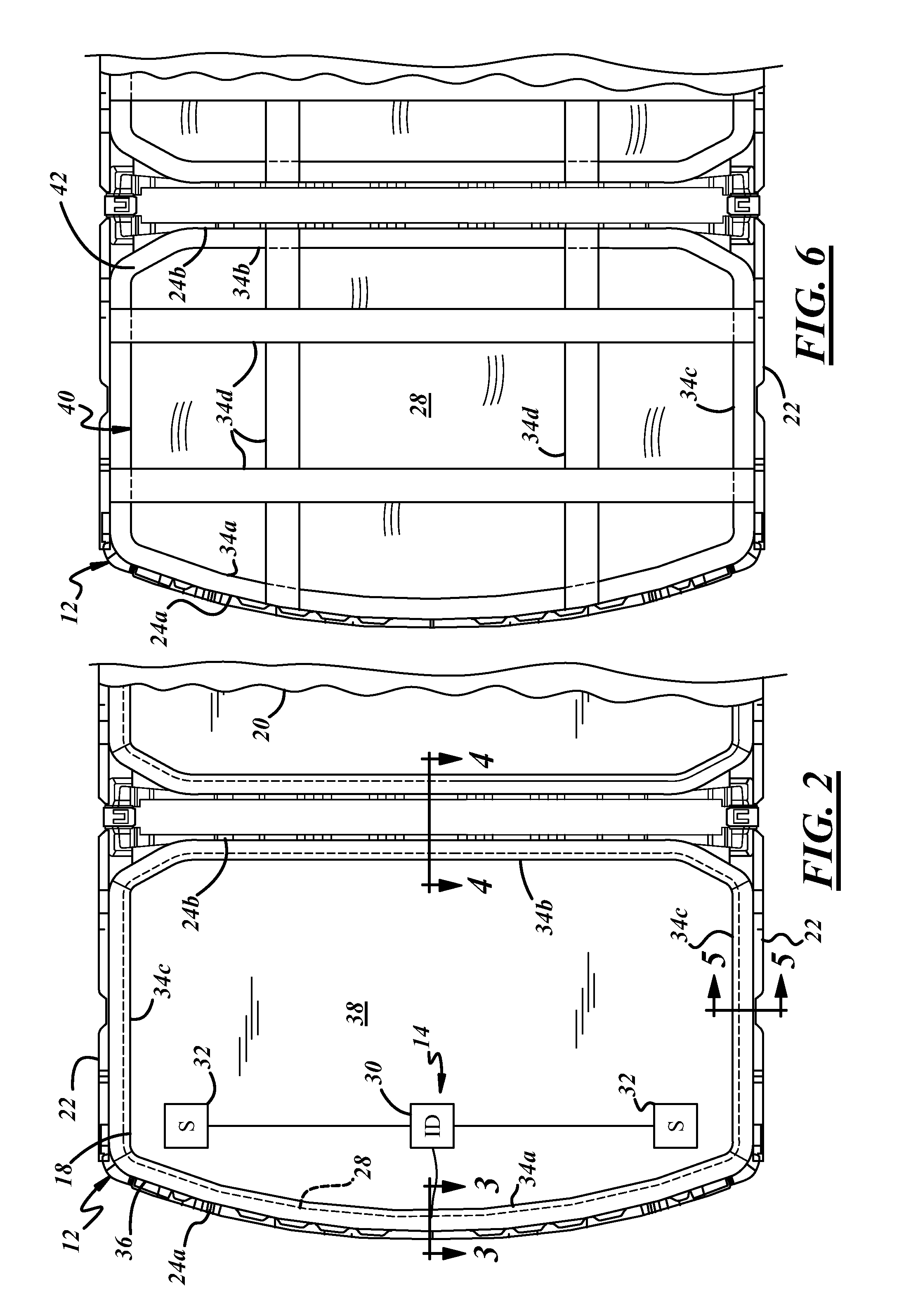 Pneumatically reinforced vehicle body structure
