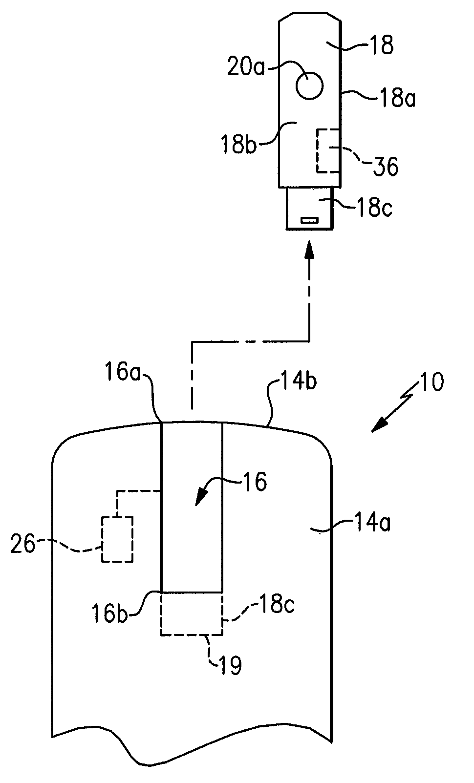 Electronic Device with Removable USB Flash Drive and USB Flash Drive with Added Functionality