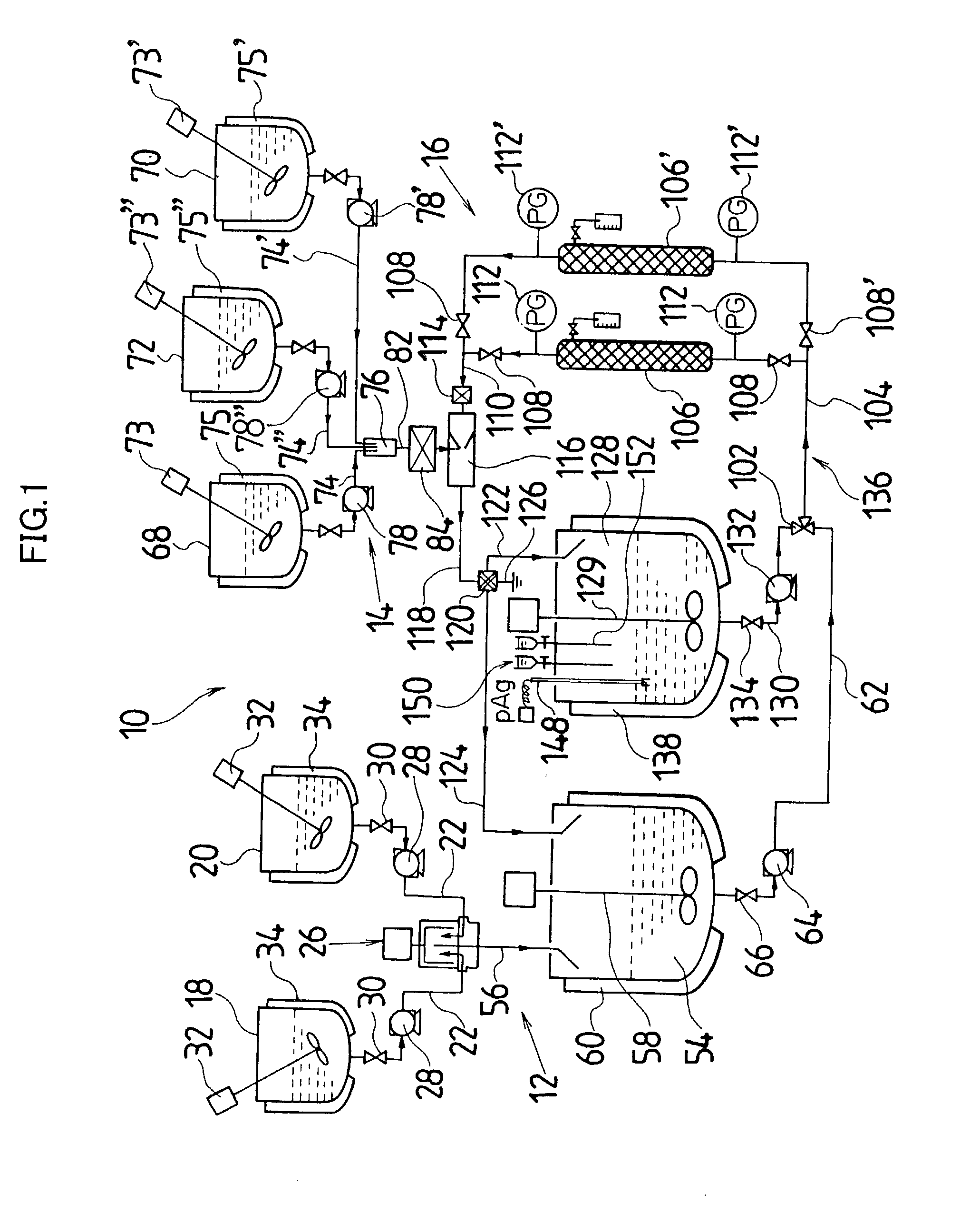 Method and apparatus for production of silver halide emulsion